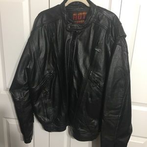 Size 50 mens motorcycle leather jacket